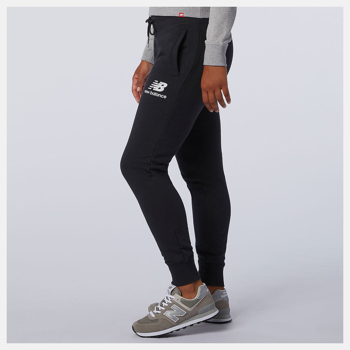 Black NB Essentials French Terry Sweatpant | New Balance Clothing
