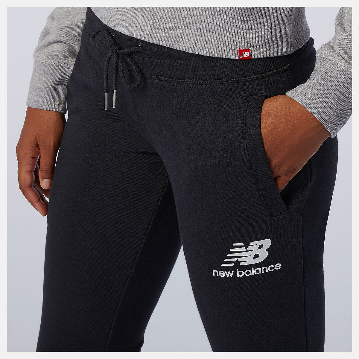 Black NB Essentials French Terry Sweatpant | New Balance Clothing