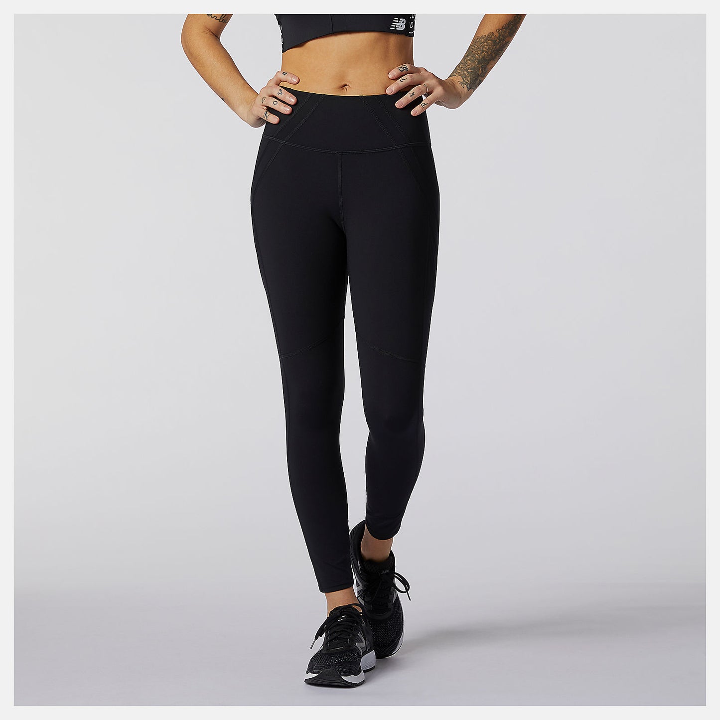 Black Transform 7/8 NBSleek Tight | New Balance Clothing