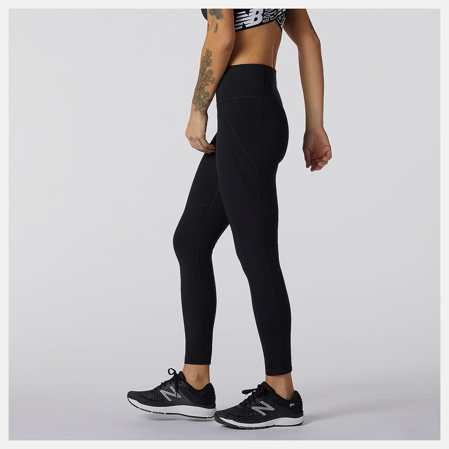 Black Transform 7/8 NBSleek Tight | New Balance Clothing