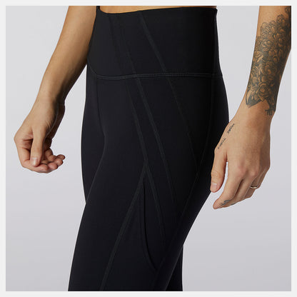 Black Transform 7/8 NBSleek Tight | New Balance Clothing