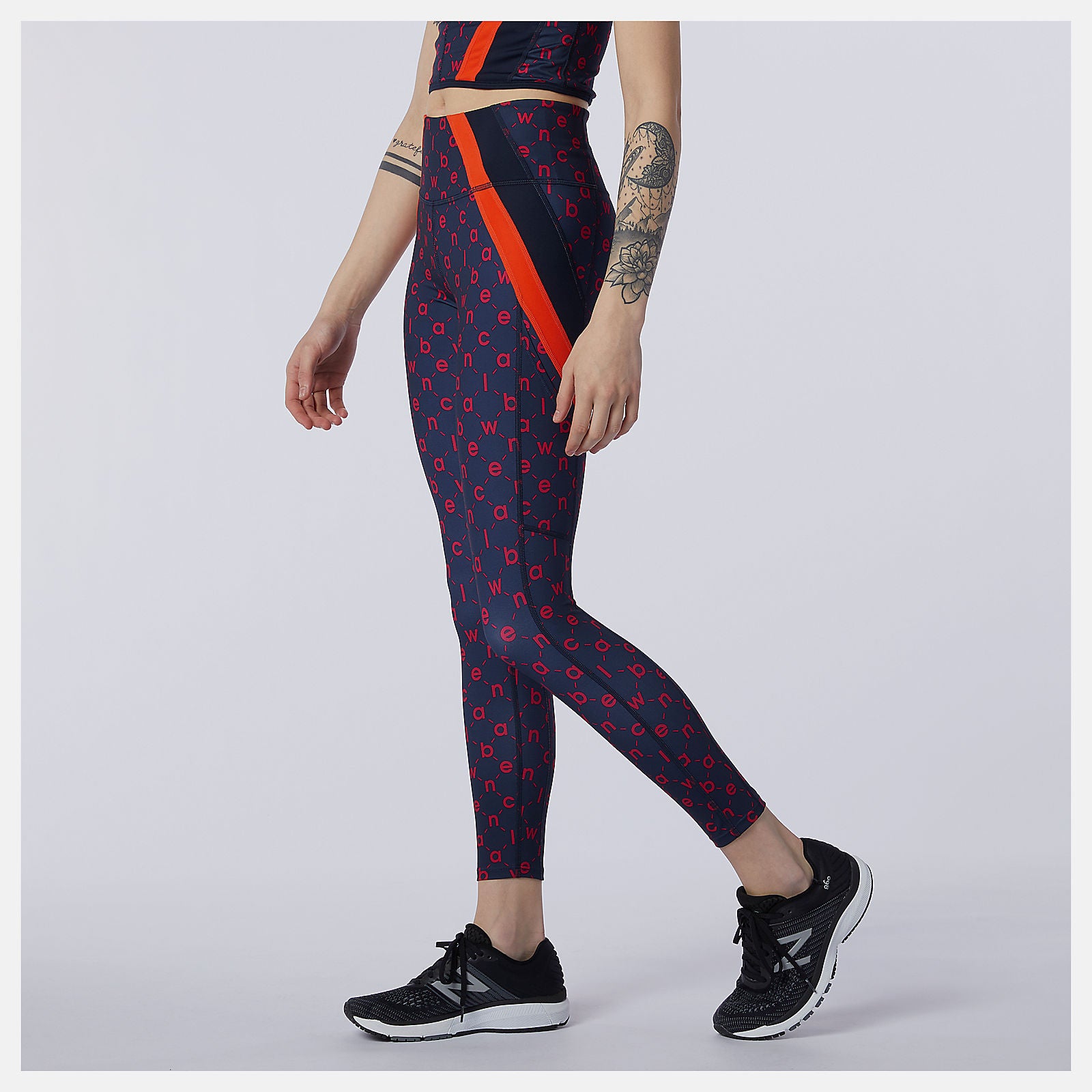 Blaze Transform 7/8 NBSleek Printed Tight | New Balance Clothing