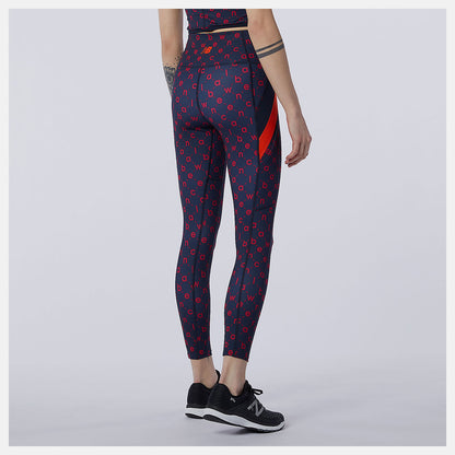 Blaze Transform 7/8 NBSleek Printed Tight | New Balance Clothing