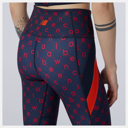 Blaze Transform 7/8 NBSleek Printed Tight | New Balance Clothing