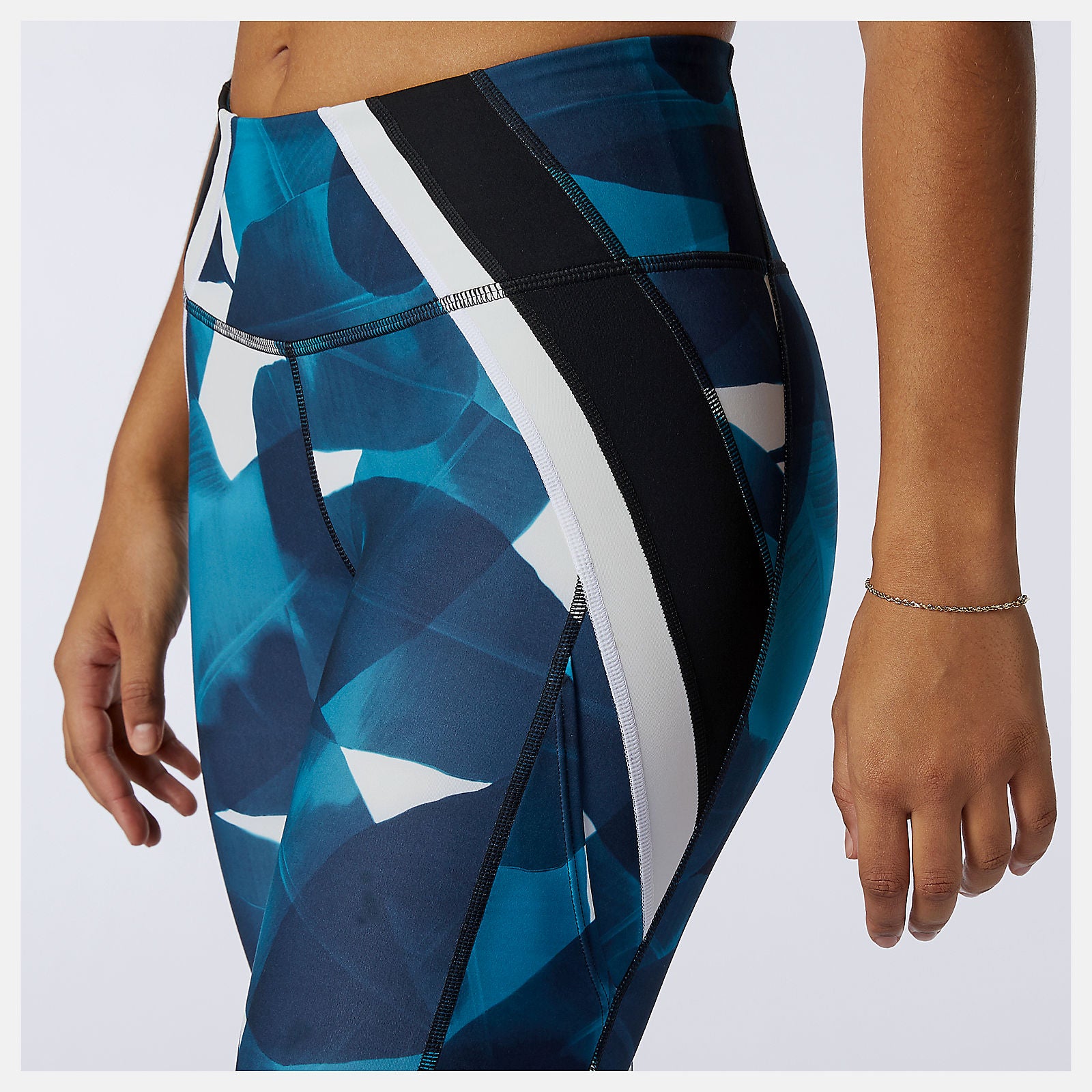 Deep Sky Transform 7/8 NBSleek Printed Tight | New Balance Clothing