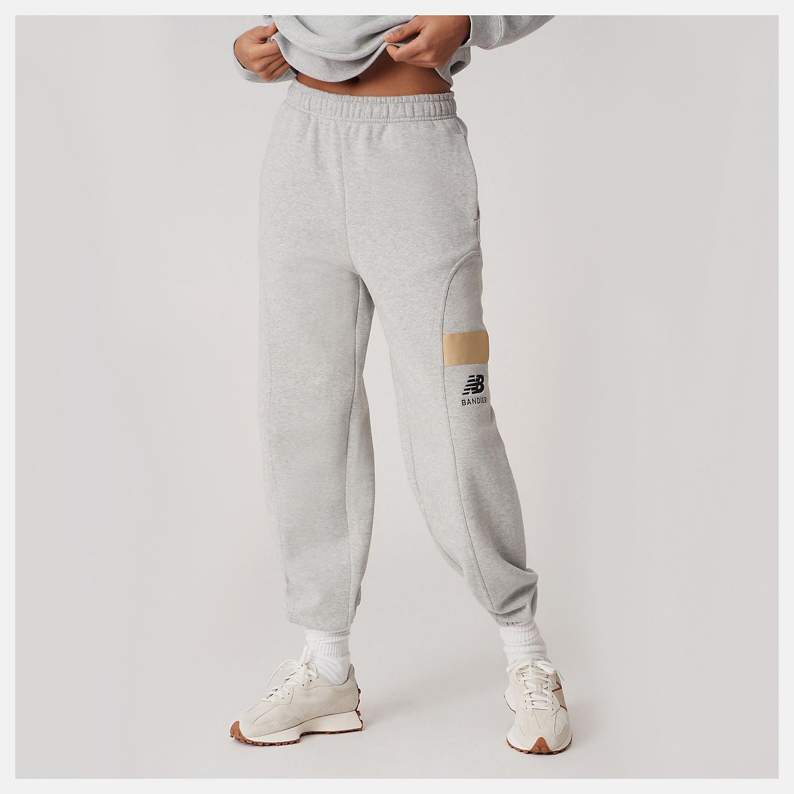 Athletic Grey Bandier Fleece Jogger | New Balance Clothing