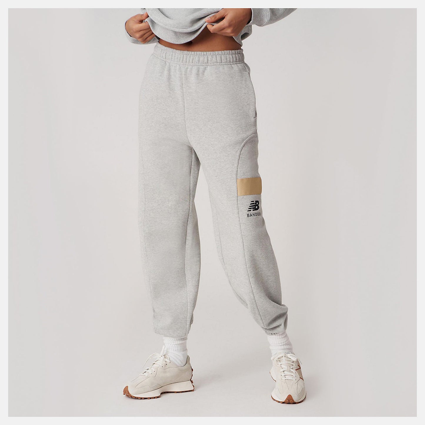 Athletic Grey Bandier Fleece Jogger | New Balance Clothing