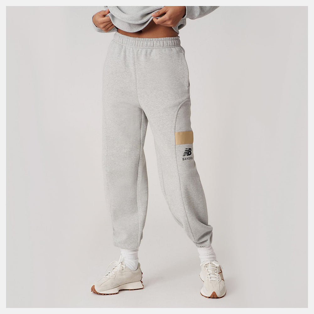 Athletic Grey Bandier Fleece Jogger | New Balance Clothing