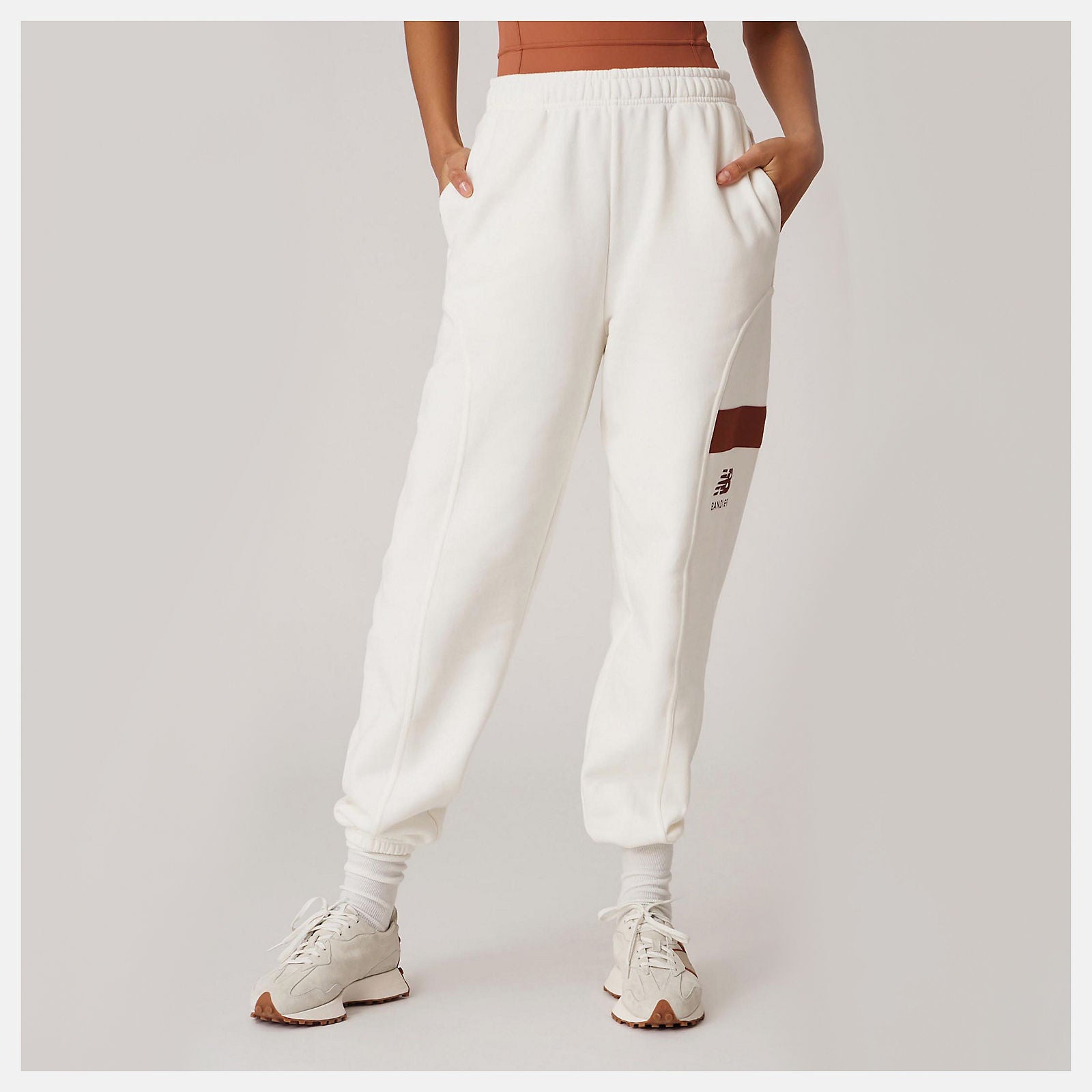 Sea Salt Bandier Fleece Jogger | New Balance Clothing