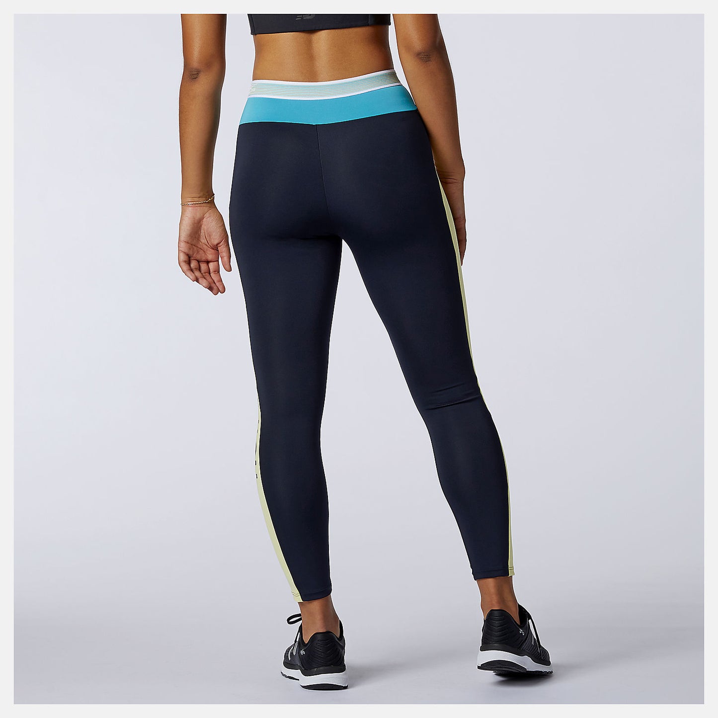 Yellow Achiever Remix High Rise 7/8 Tight | New Balance Clothing