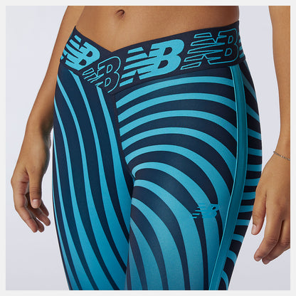 Virtual Sky Relentless Printed High Rise 7/8 Tight | New Balance Clothing