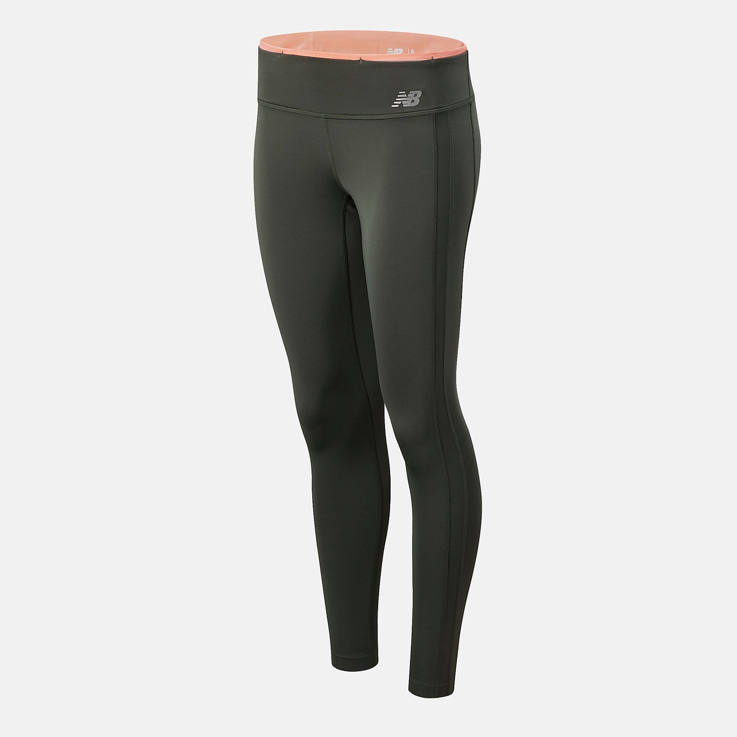 Black Spruce Accelerate Colorblock Tight | New Balance Clothing