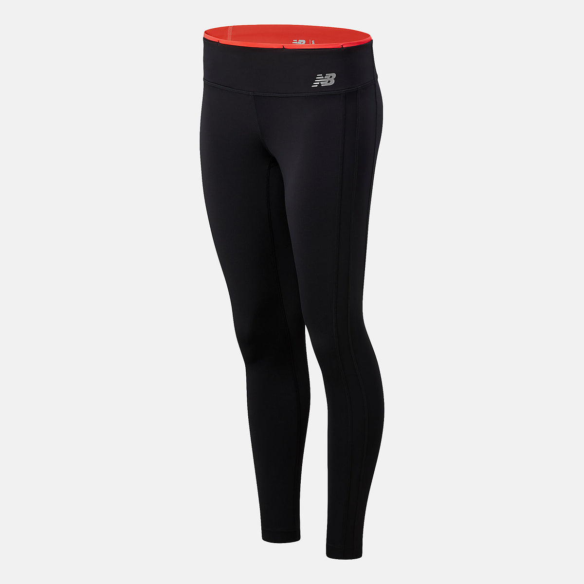Vivid Coral Accelerate Colorblock Tight | New Balance Clothing