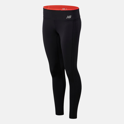 Vivid Coral Accelerate Colorblock Tight | New Balance Clothing