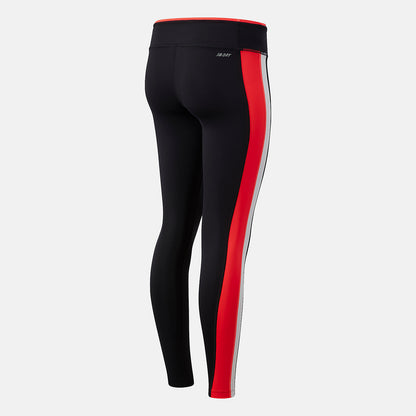 Vivid Coral Accelerate Colorblock Tight | New Balance Clothing