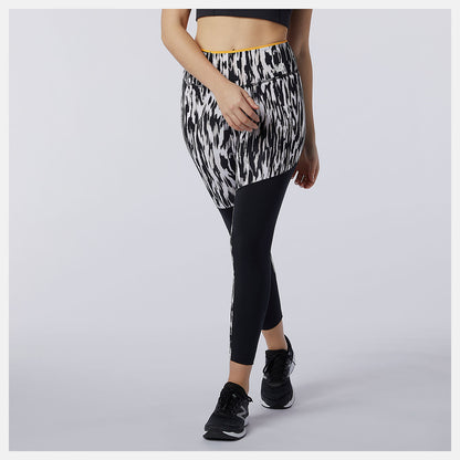 Black Multi Printed Fast Flight Tight | New Balance Clothing