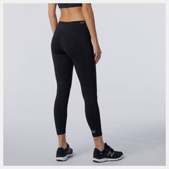 Black Impact Run Crop | New Balance Clothing