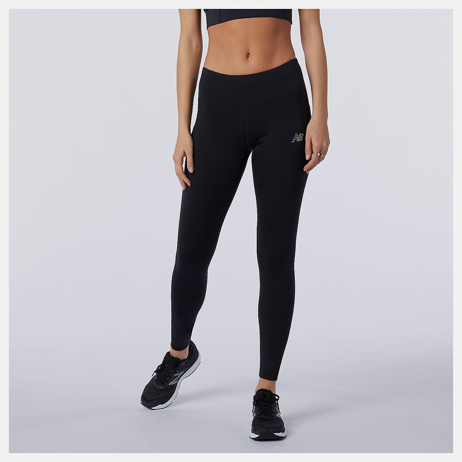 Black Impact Run Tight | New Balance Clothing