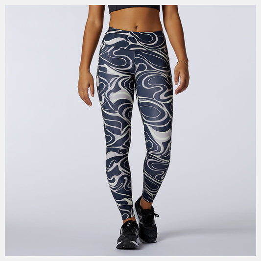 Logwood Printed Impact Run Tight | New Balance Clothing