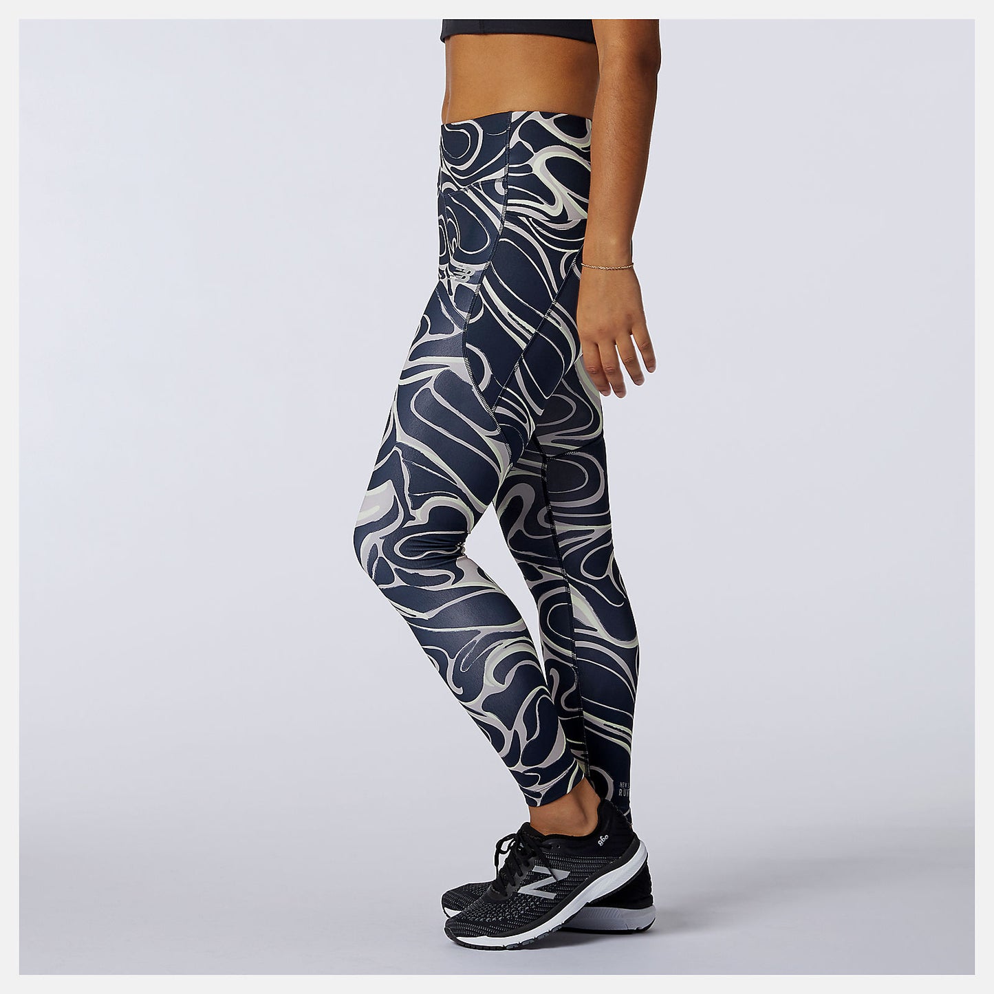 Logwood Printed Impact Run Tight | New Balance Clothing