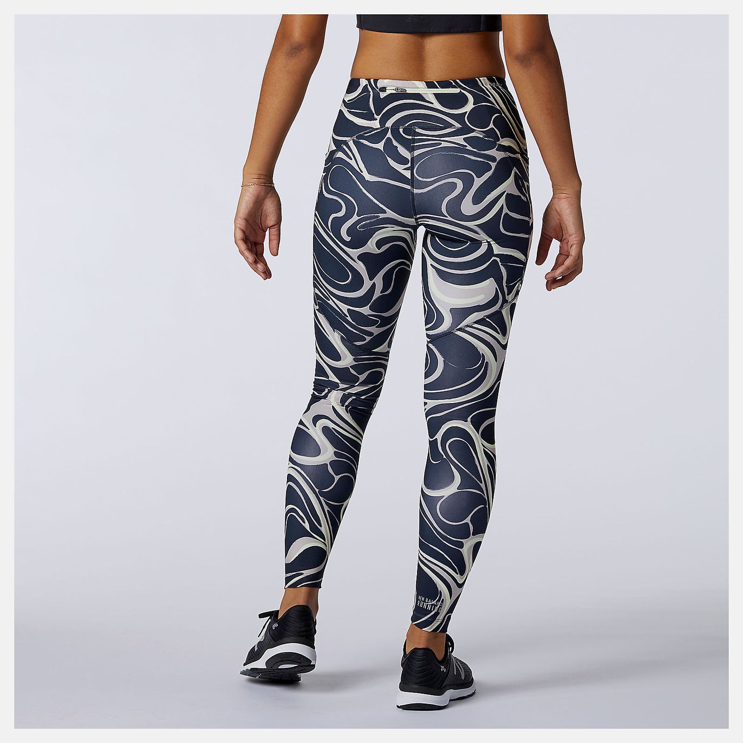 Logwood Printed Impact Run Tight | New Balance Clothing