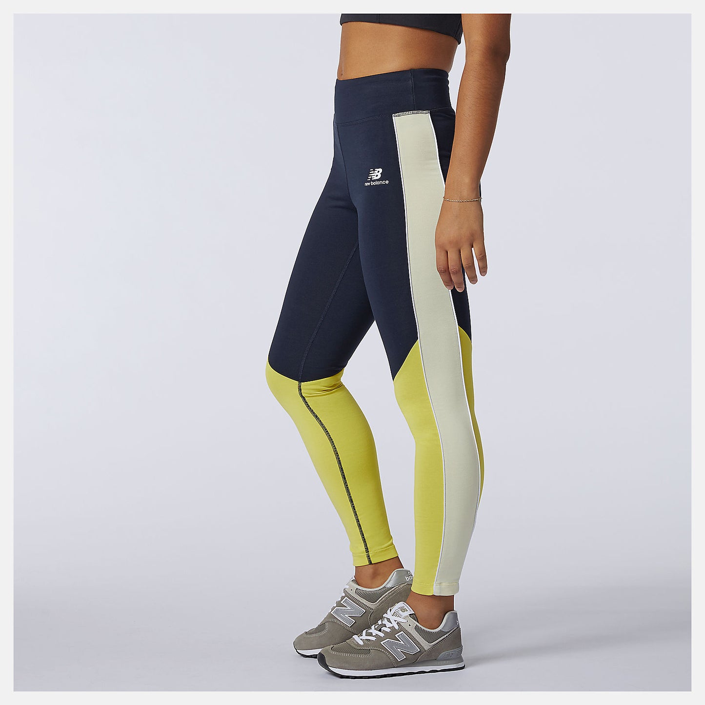 Clear Yellow NB Athletics Piping Legging | New Balance Clothing