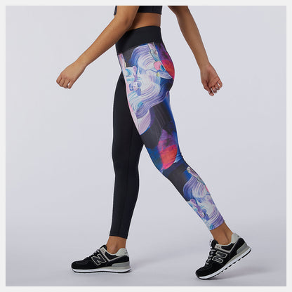 White Print NB Athletics Erin Loree Legging | New Balance Clothing
