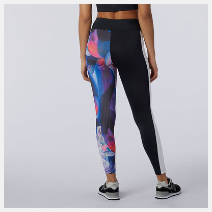 White Print NB Athletics Erin Loree Legging | New Balance Clothing