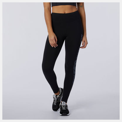 Black Sport Style Optiks Legging | New Balance Clothing