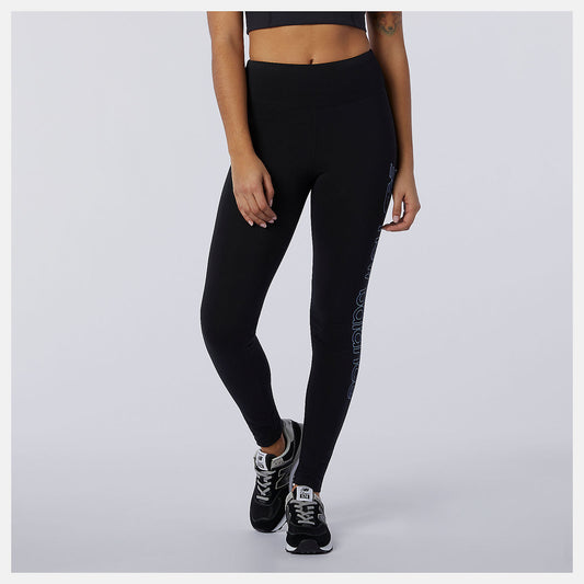 Black Sport Style Optiks Legging | New Balance Clothing