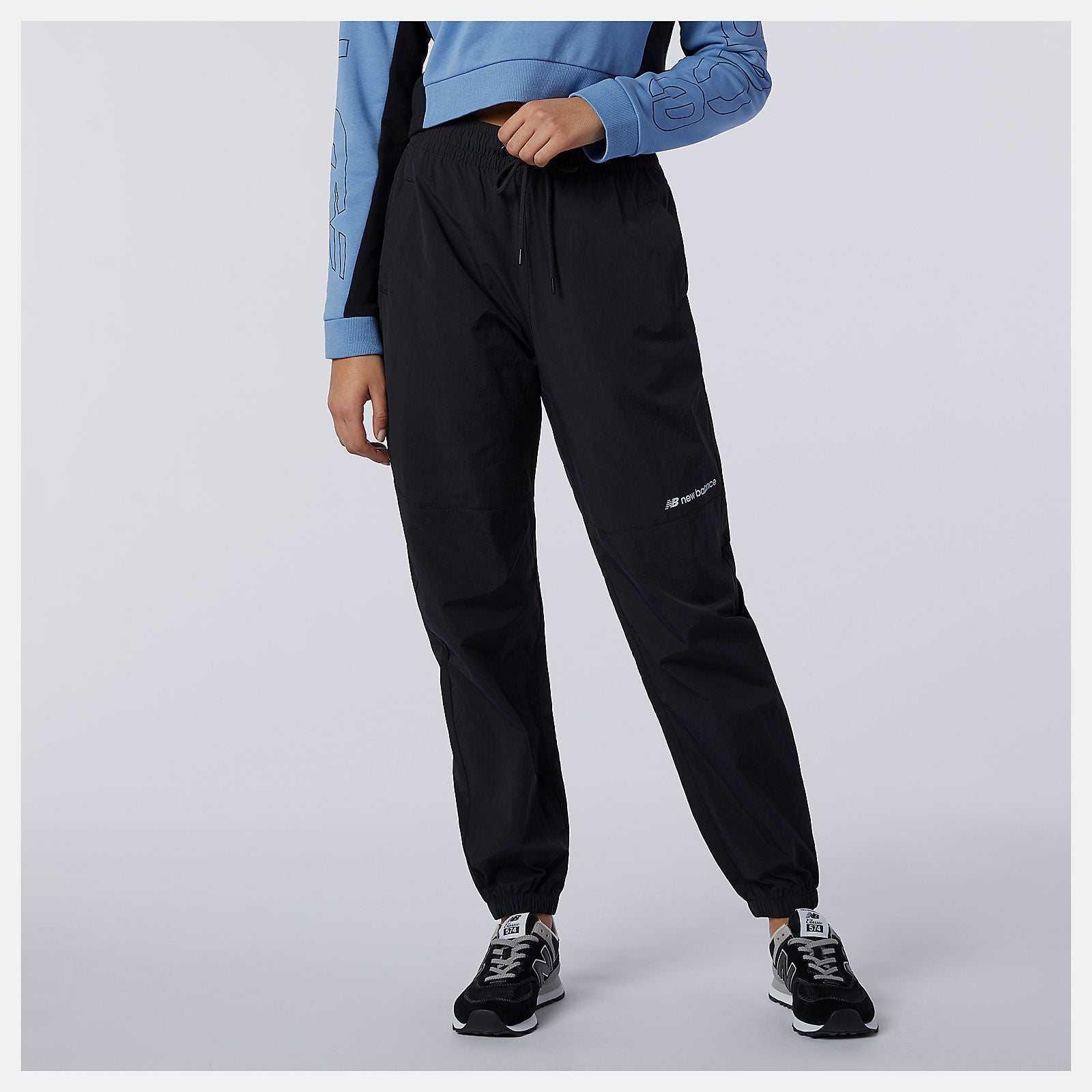 Black Sport Style Optiks Woven Pant | New Balance Clothing