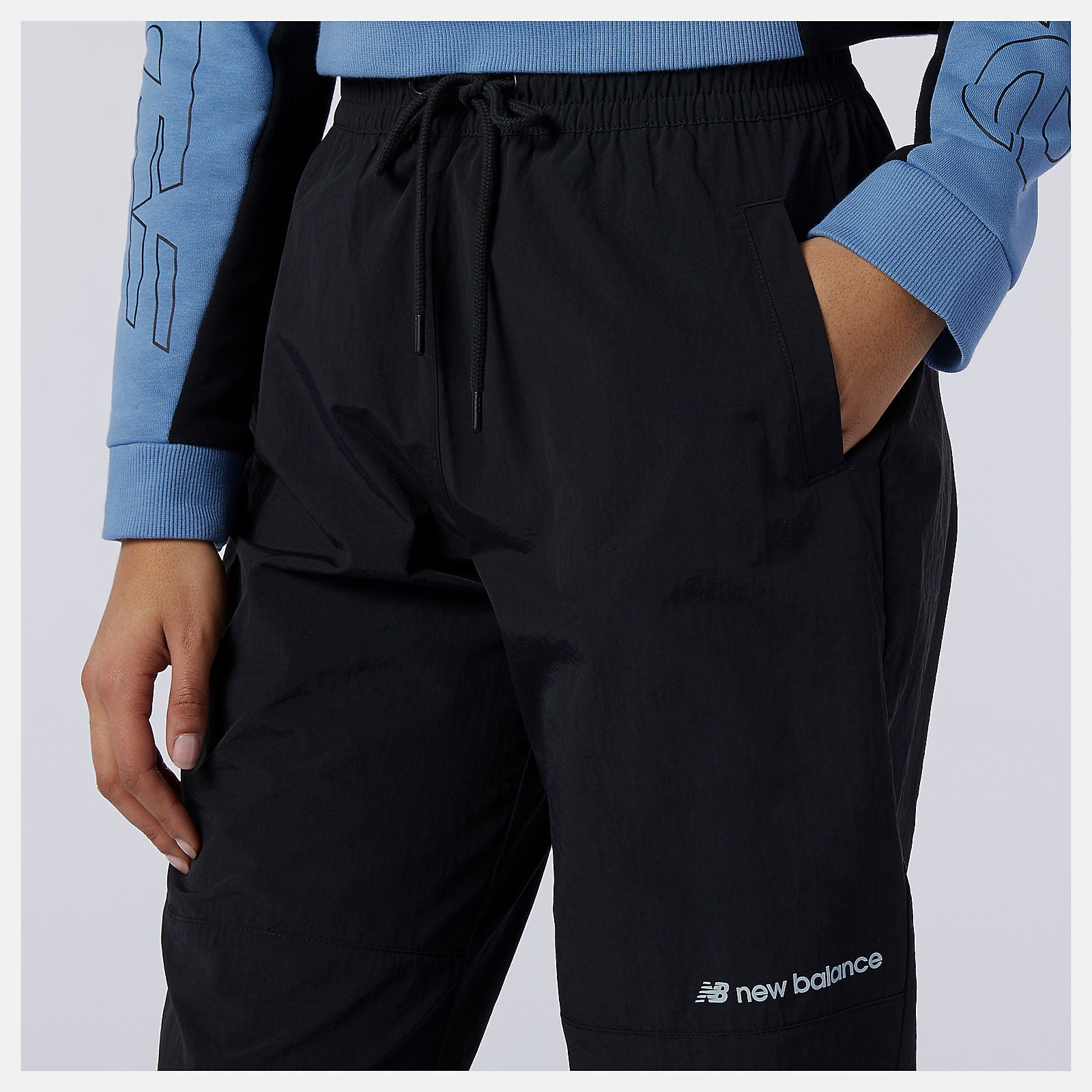 Black Sport Style Optiks Woven Pant | New Balance Clothing
