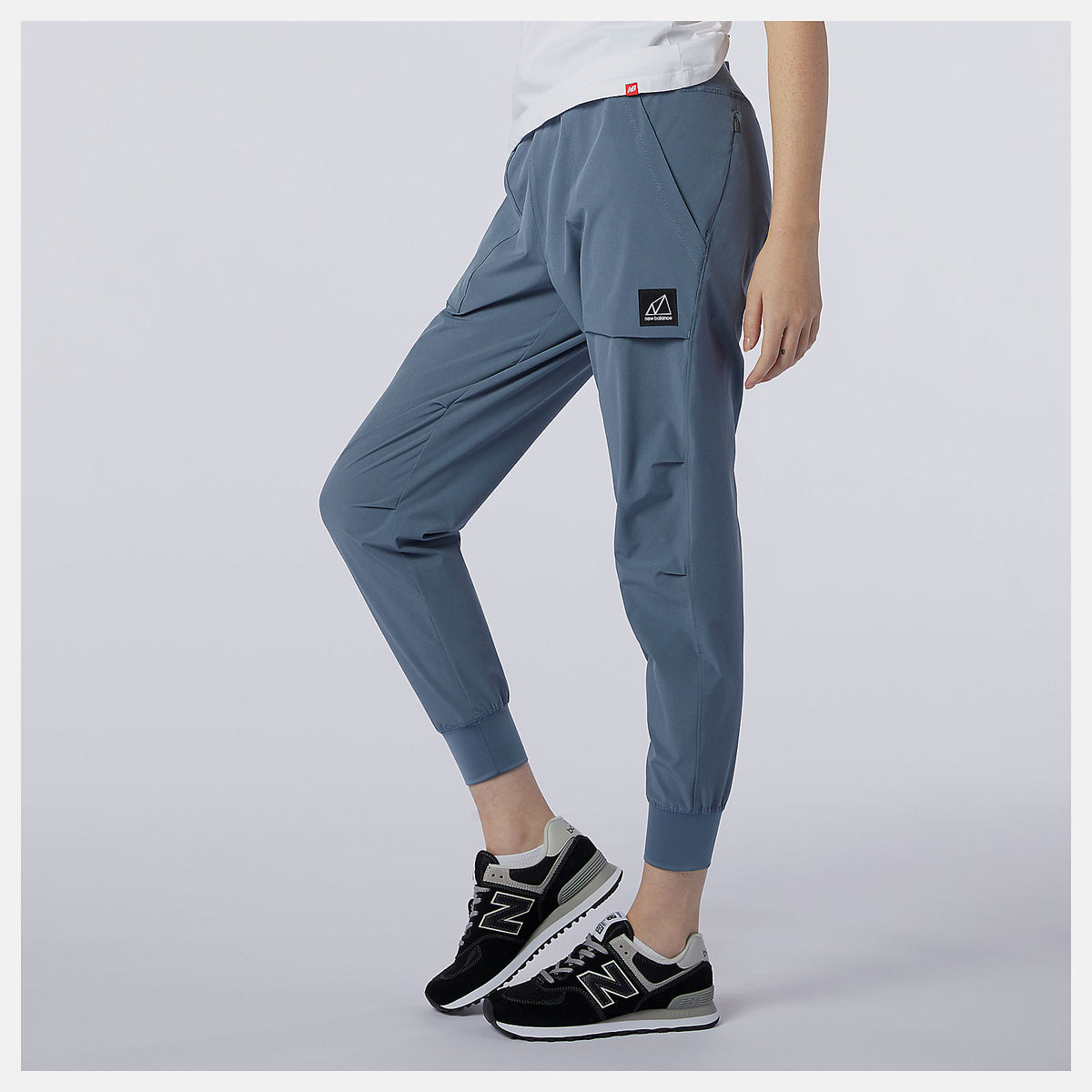 Ocean Grey NB All Terrain Crop Pant | New Balance Clothing