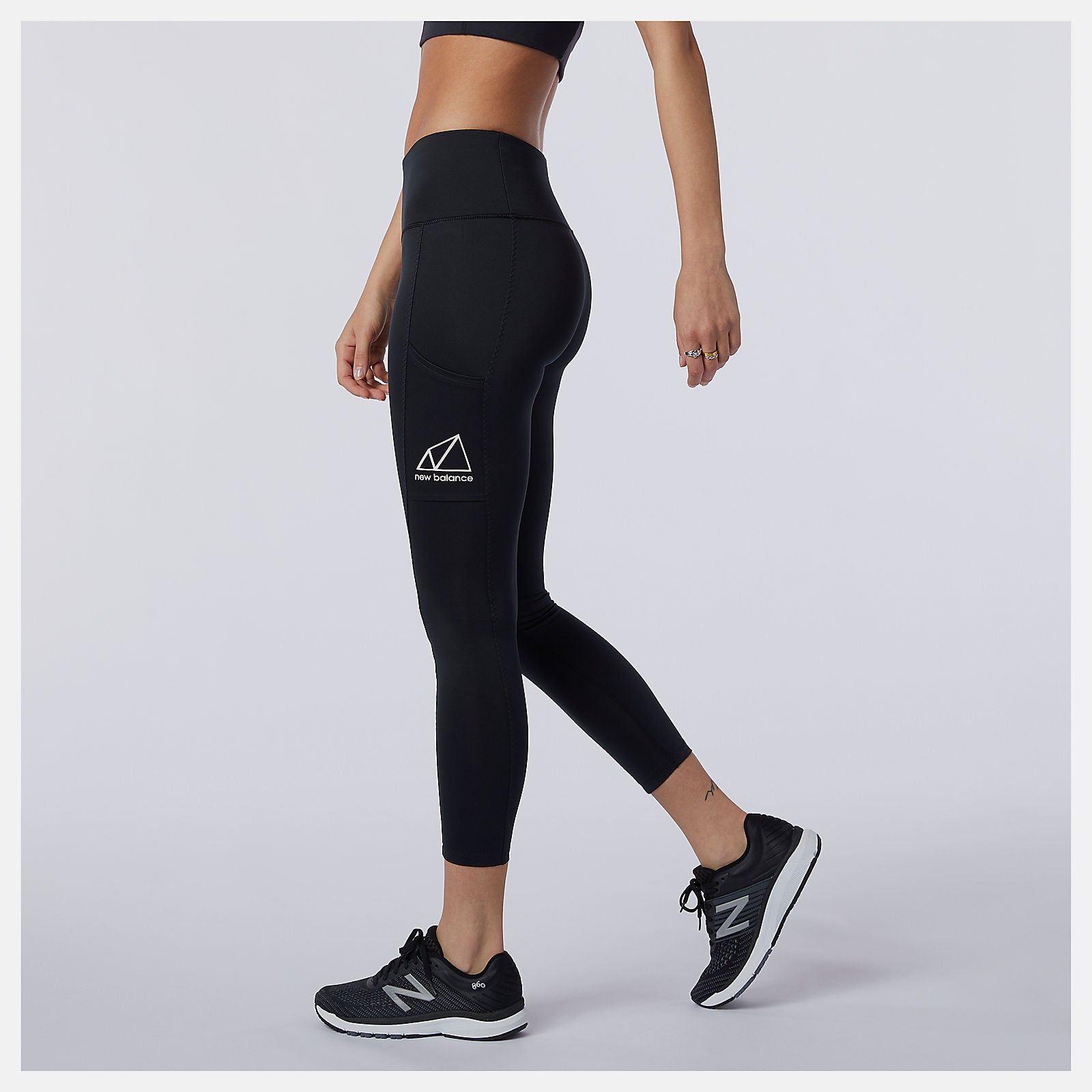 Black NB All Terrain Legging | New Balance Clothing