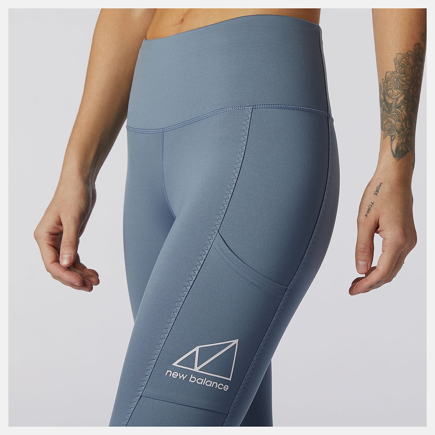 Ocean Grey NB All Terrain Legging | New Balance Clothing