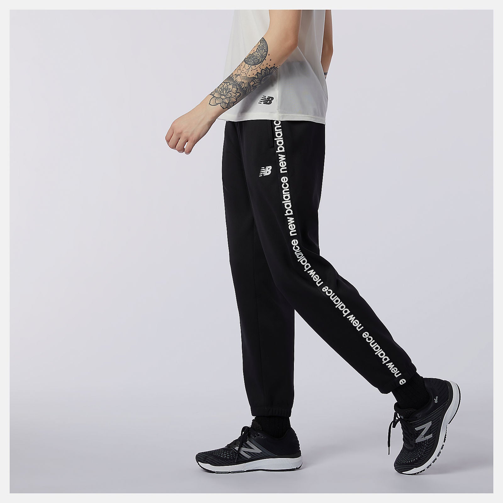 Black Relentless Performance Fleece Pant | New Balance Clothing