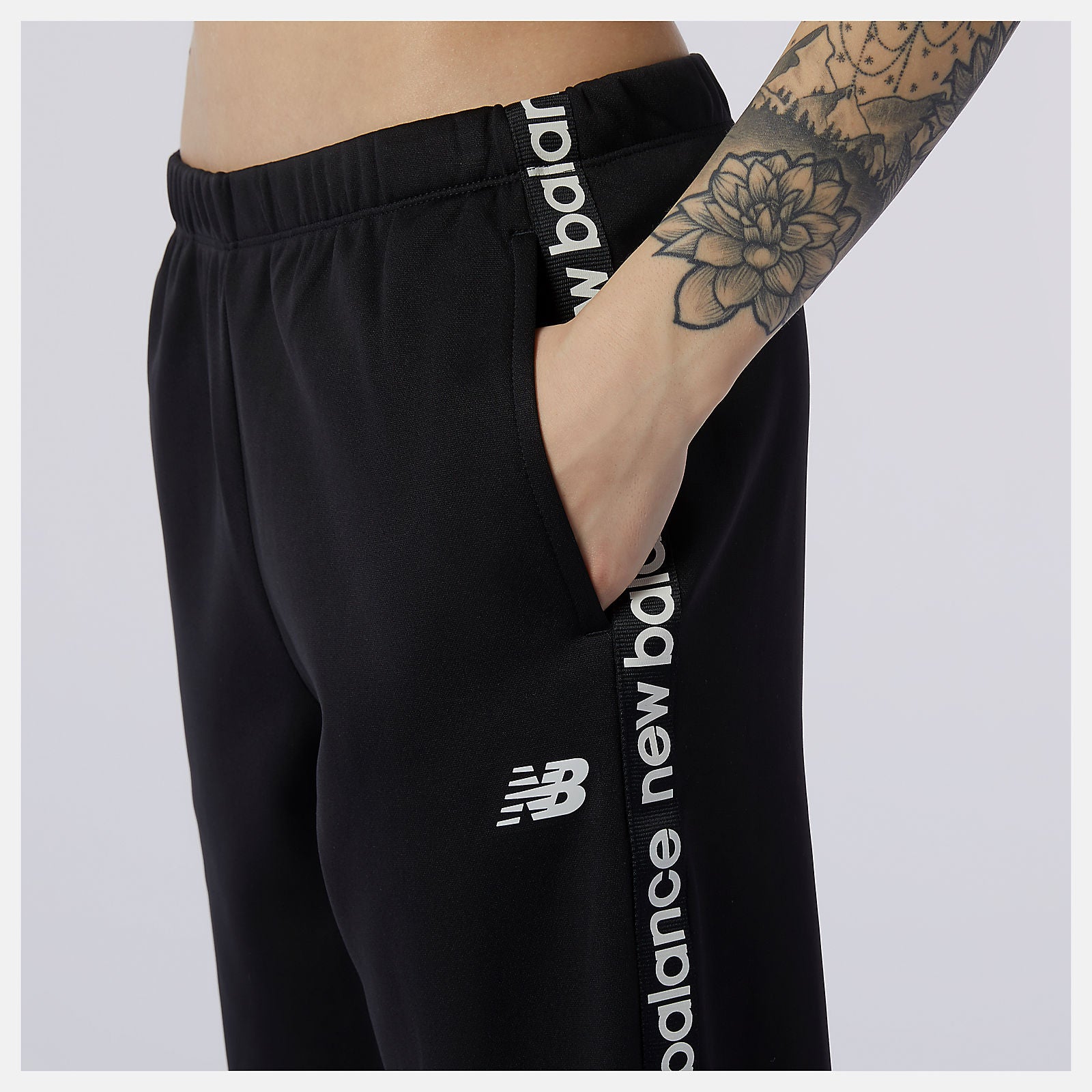 Black Relentless Performance Fleece Pant | New Balance Clothing