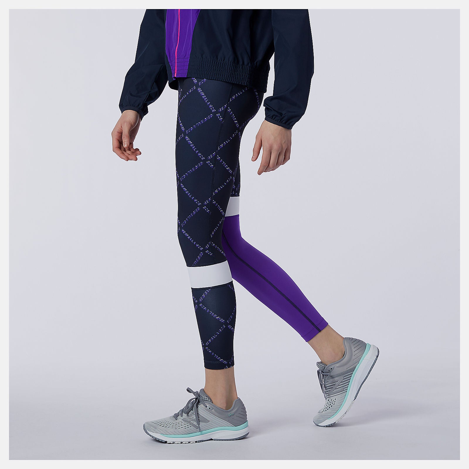 Deep Violet Fast Flight Printed Tight | New Balance Clothing