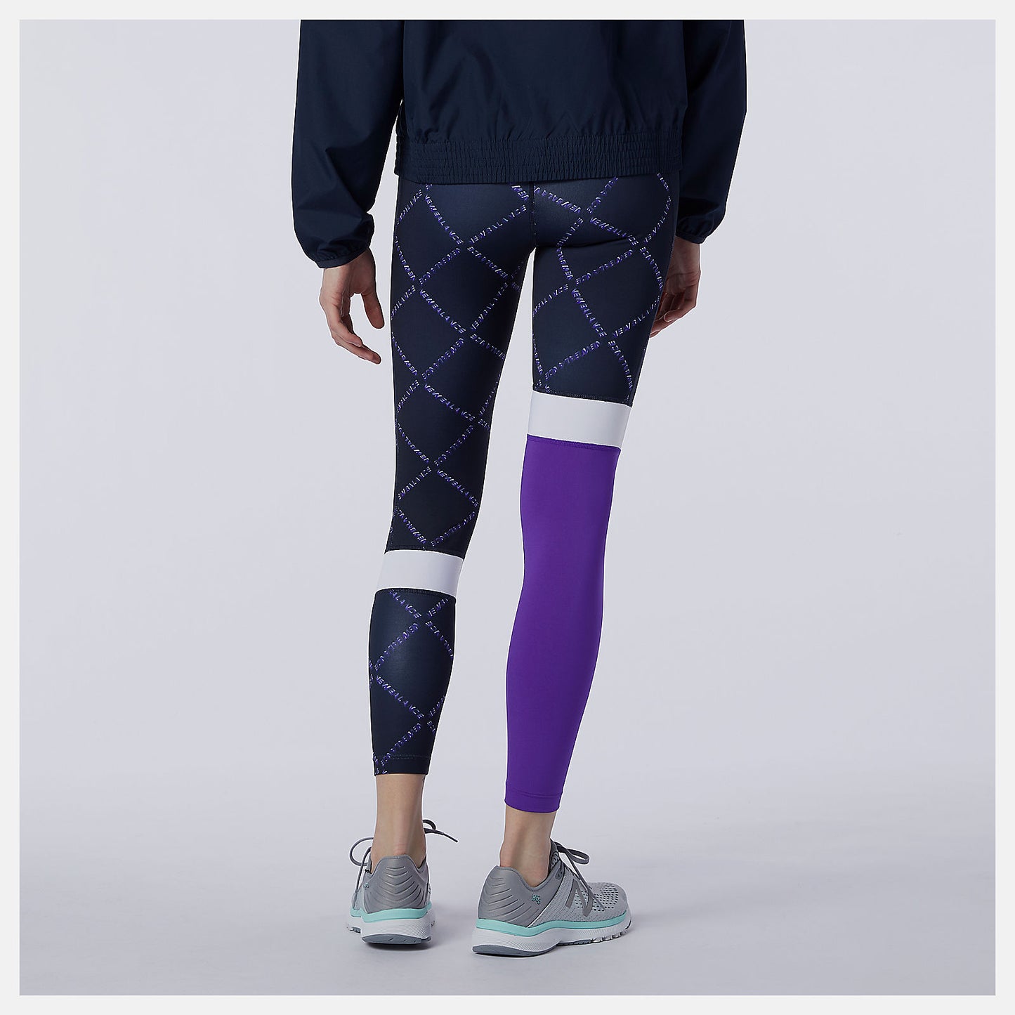 Deep Violet Fast Flight Printed Tight | New Balance Clothing