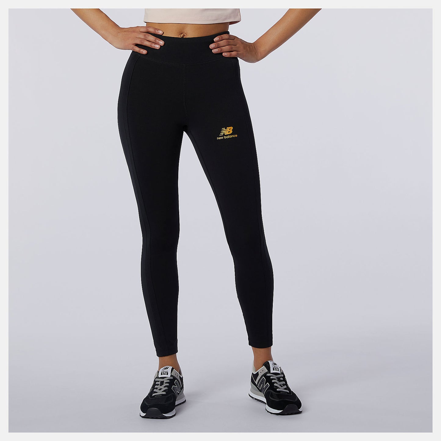 Black NB Athletics Higher Learning Legging | New Balance Clothing