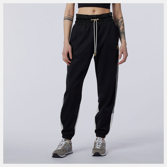 Black NB Athletics Higher Learning Stripe Track Pant | New Balance Clothing