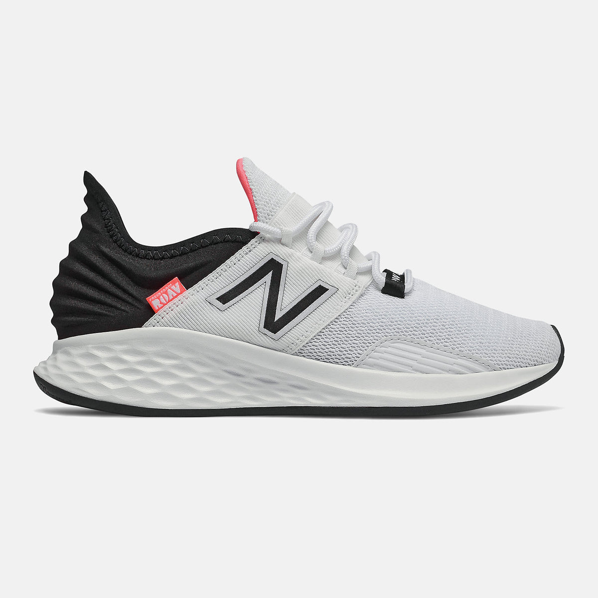 White/Black and Guava Fresh Foam Roav | New Balance Shoes