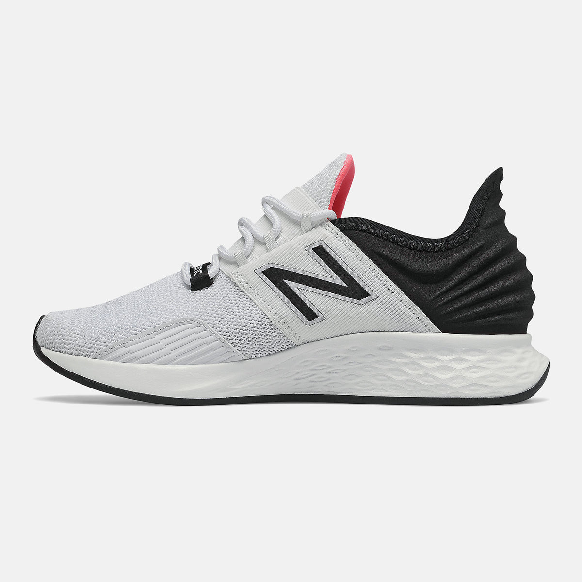 White/Black and Guava Fresh Foam Roav | New Balance Shoes