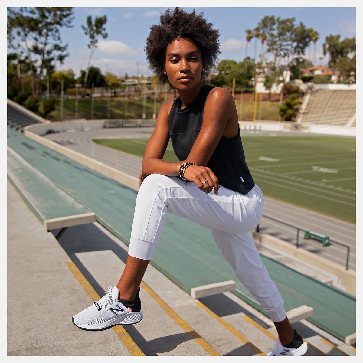White/Black and Guava Fresh Foam Roav | New Balance Shoes