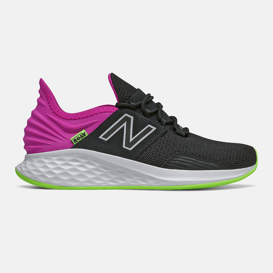 Black/Poisonberry and Lime Glo Fresh Foam Roav | New Balance Shoes