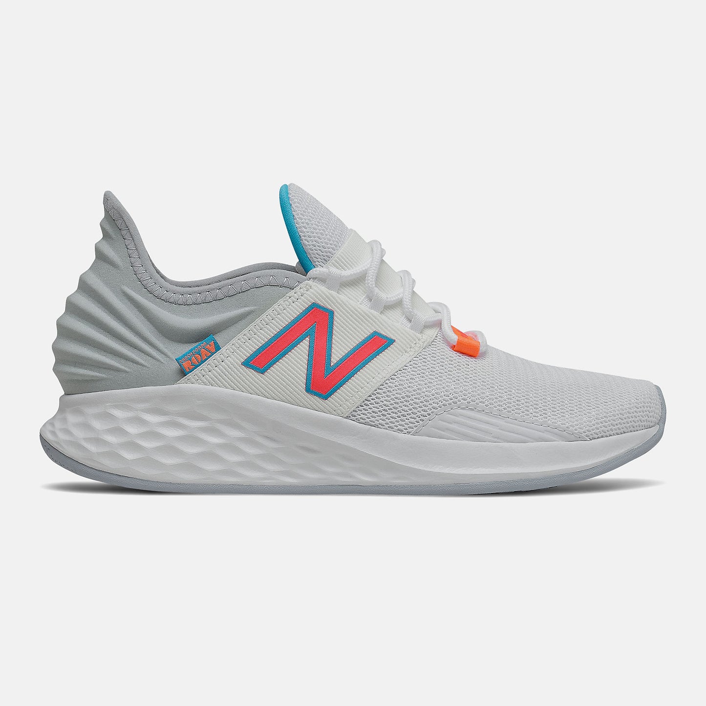 White/Vivid Coral Fresh Foam Roav | New Balance Shoes