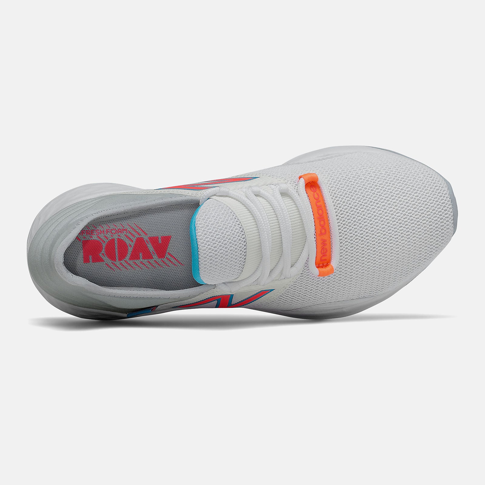 White/Vivid Coral Fresh Foam Roav | New Balance Shoes