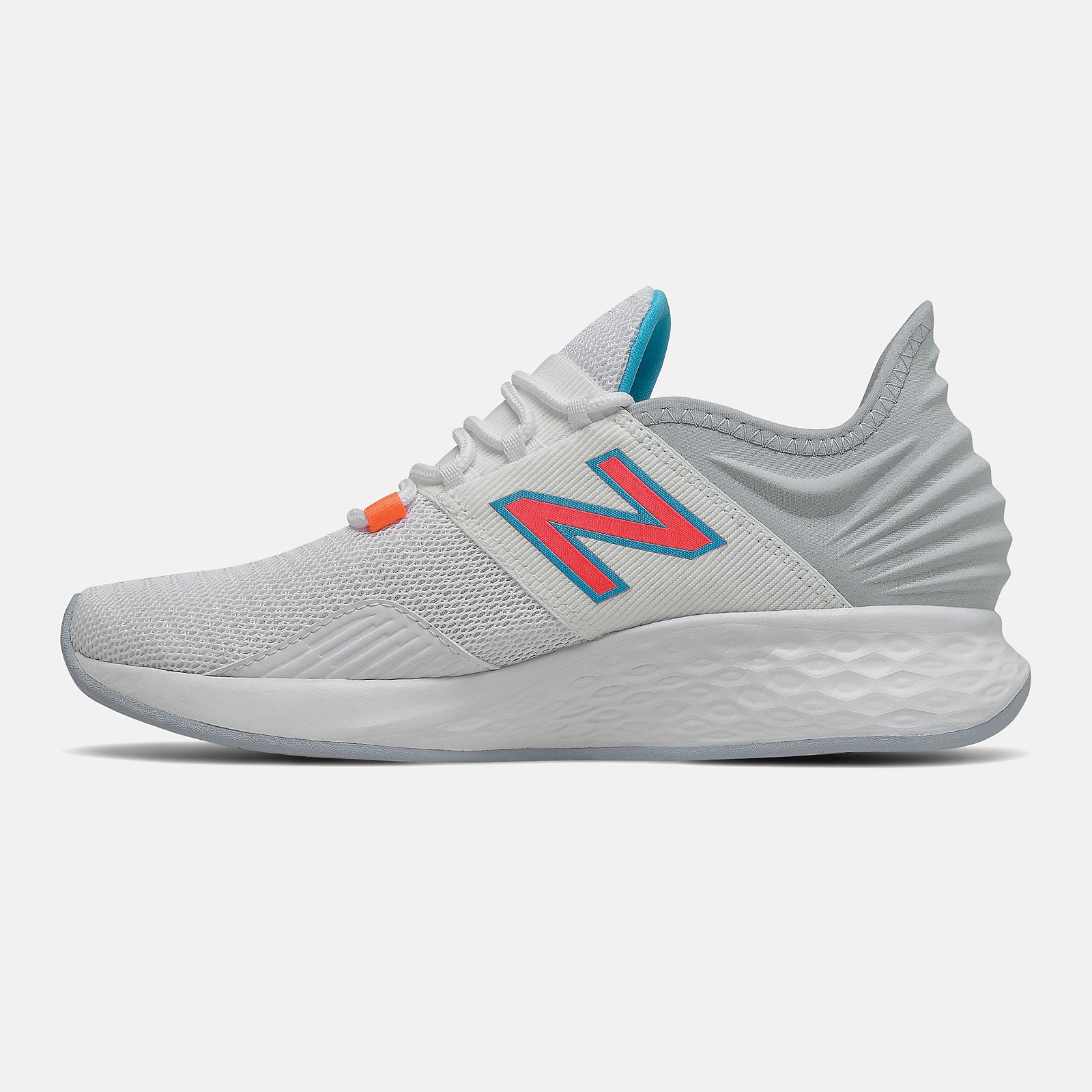 White/Vivid Coral Fresh Foam Roav | New Balance Shoes