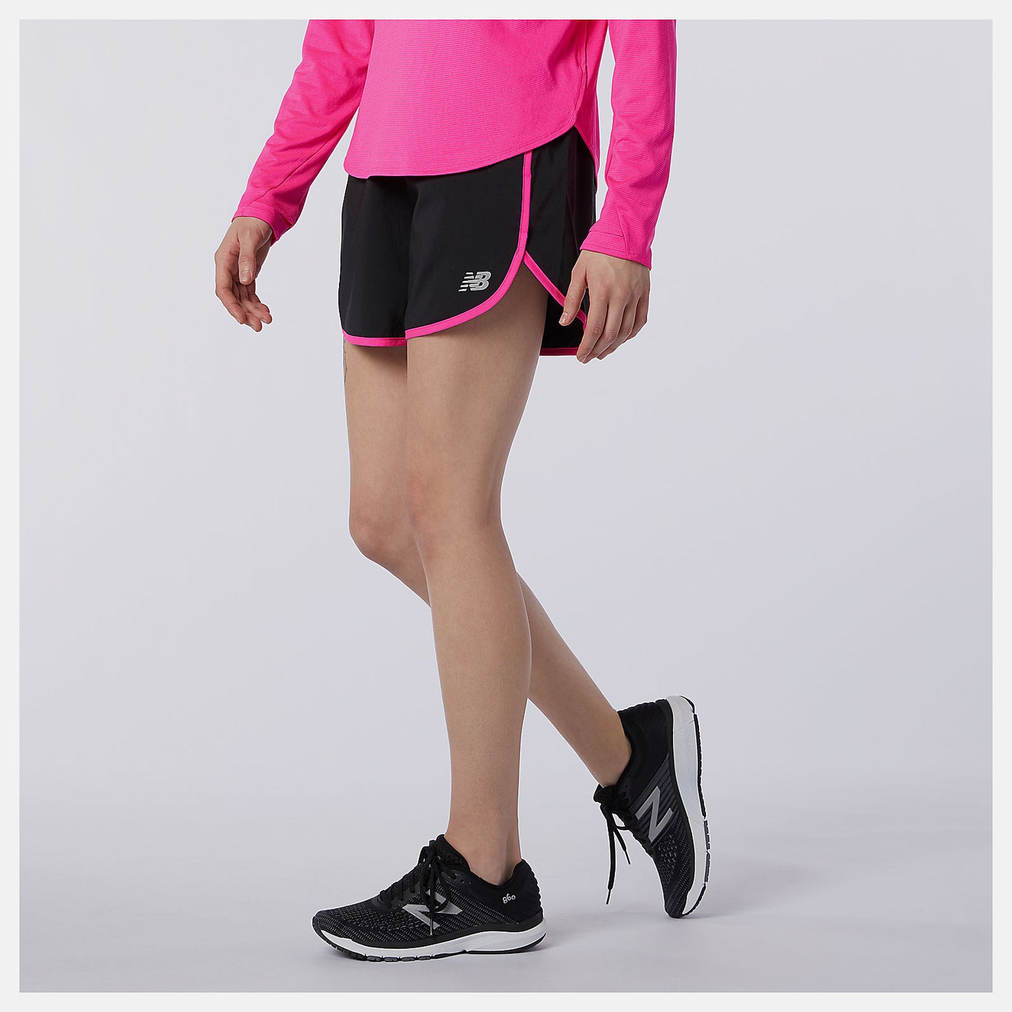 Pink Accelerate Short 5 Inch | New Balance Clothing
