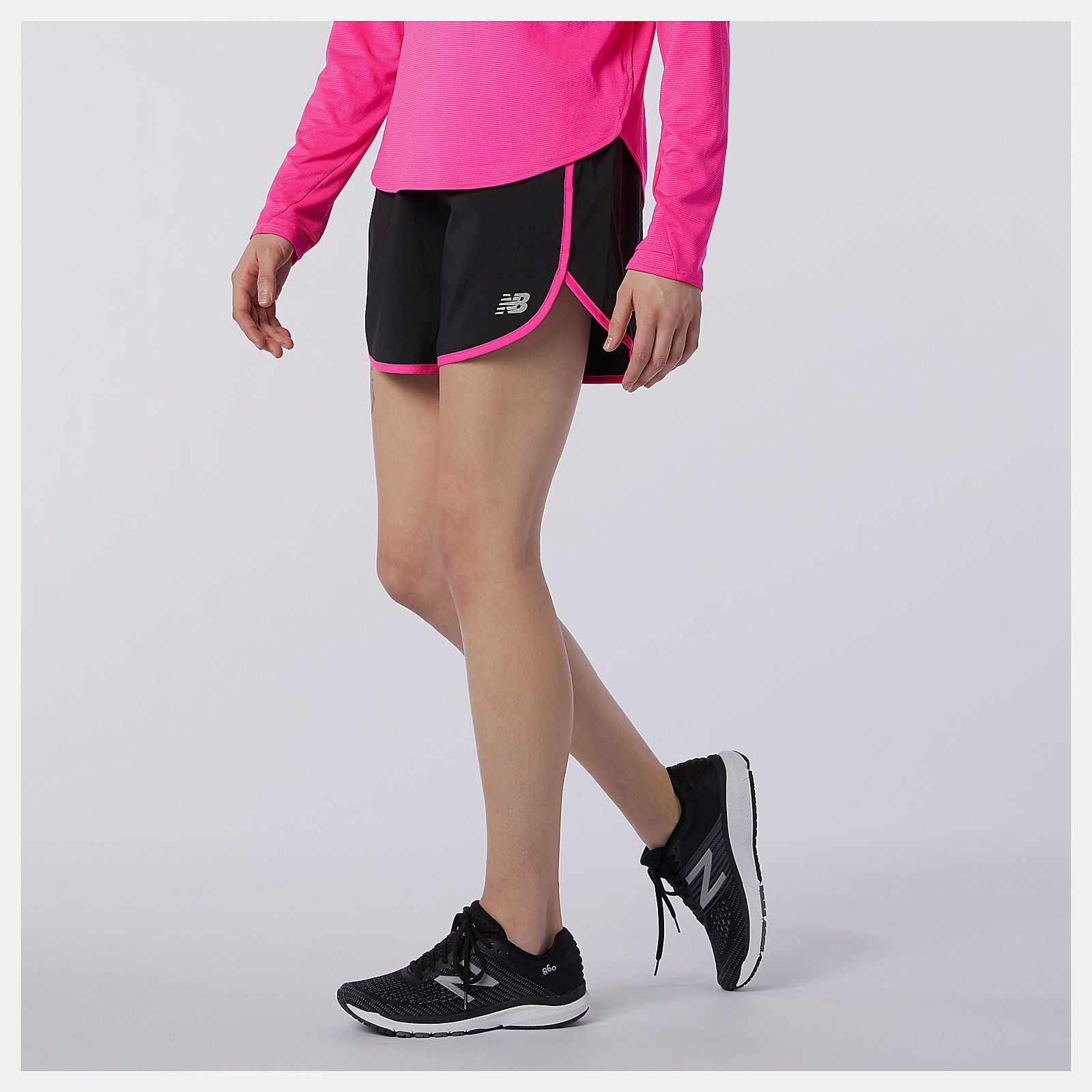 Pink Accelerate Short 5 Inch | New Balance Clothing